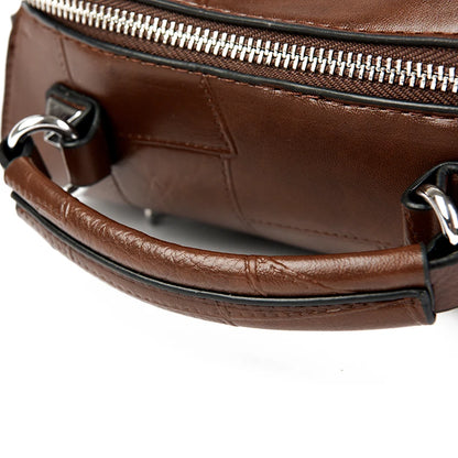 New Fashion Crossbody Bags Women's Genuine Leather Bag Simple Tote Bag Vintage Boston Handbag Luxury Design Female Shoulder Bags