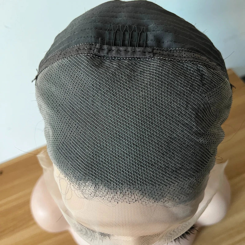 Premium Human Hair 13x4 Lace Frontal Wigs for Women 4inches Wavy Brazilian Remy Pre-Plucked Natural Hairline Ear To Ear Lace