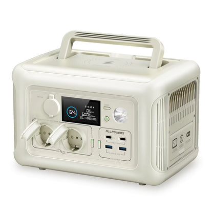 ALLPOWERS R600 Portable Solar Generator Power station for RV Camping