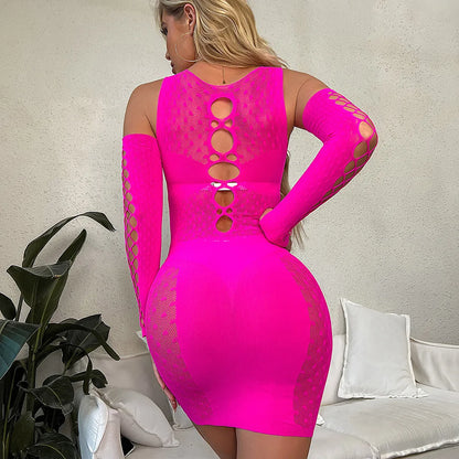 Plus Size Sexy Lace Bodysuit Sheer Mesh Open Crotch Teddy Alluring One Piece Lingerie for Women Valentine's Night Gift bodysuit