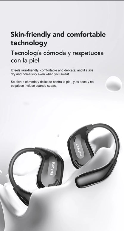 ERAZER XT66PRO Bluetooth Earphones ASMR Headsets DIY APP AI Translator Earbuds Wireless Headphones 13 Hours Long Life Display