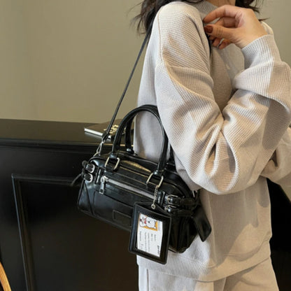 Stylish Design Glossy PU Sqeare Shoulder & Crossbody Bags Solid Zipper Hot Trendy Designer Style Handbags for Women 2025 New