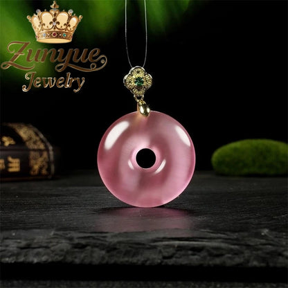 Natural Colorful Cat's Eye Stone Pendant Necklace Elegant Fashion Daily Wear Luxury Quality Fine Jewelry For Women Unisex Gift