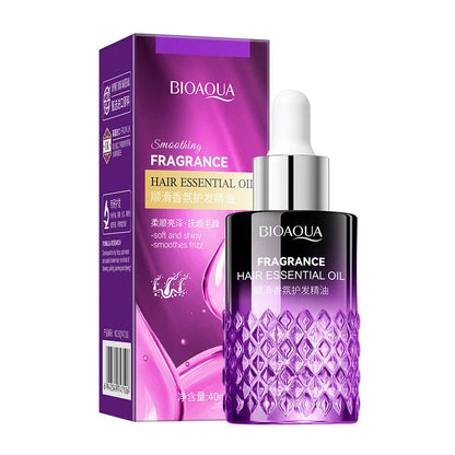 40ml Shiny Fragrance Hair Care Oil | Contains Moroccan Argan Oil | Smooths and Adds Shine, Tames Frizz | Emergency Essential for Dates/Commuting/Travel Photography | a Must-Have for Sofa Lovers, 40ml Per Bottle