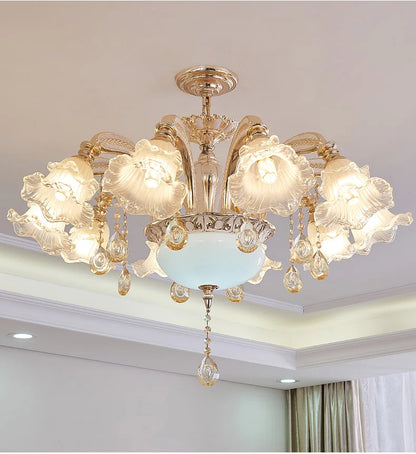 Nordic Modern Luxury Ceiling Chandelier Lighting 2025 Lustre Living Room Hotel Villa Lobby Crystal Hanging Lamp Luminaria Lights