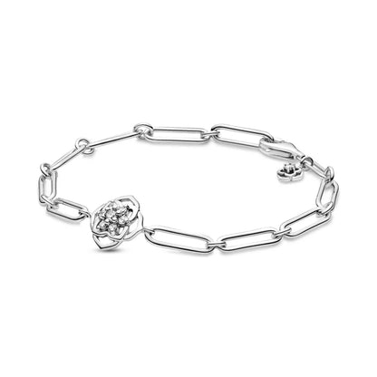 2026 New 100% 925 Sterling  Silver Sparkling Hidden Full Zircon Luxury Charm Bracelet for Women DIY Exquisite Decoration Jewelry