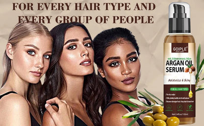100ml Argan Oil Hair Serum Moisturizing Shiny Remove Frizz Conditioner Repair Damaged Hair and Restore Hairs Gloss Essential Oil