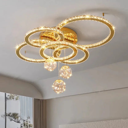 Modern Led Ceiling Lights Home Decor Pendant Light Lamps for Living Room Led Chandeliers Indoor Lighting Gold Hanging Light