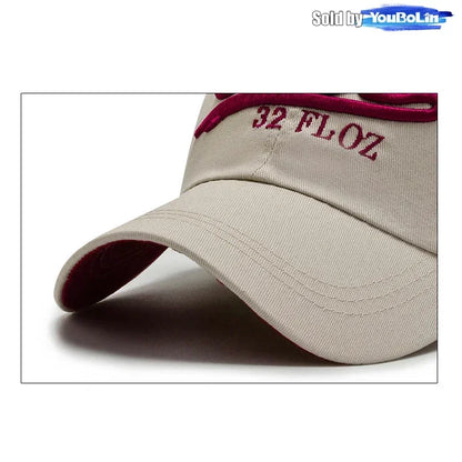 Letters 3D Embroidery Cotton Adjustable Baseball Cap Sun Hat Trucker Caps Dad Hats
