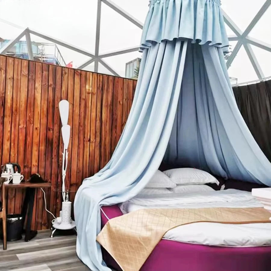 Customizable 4-season outdoor camping transparent bubble house star view geography dome glass tent hotel spherical glass room