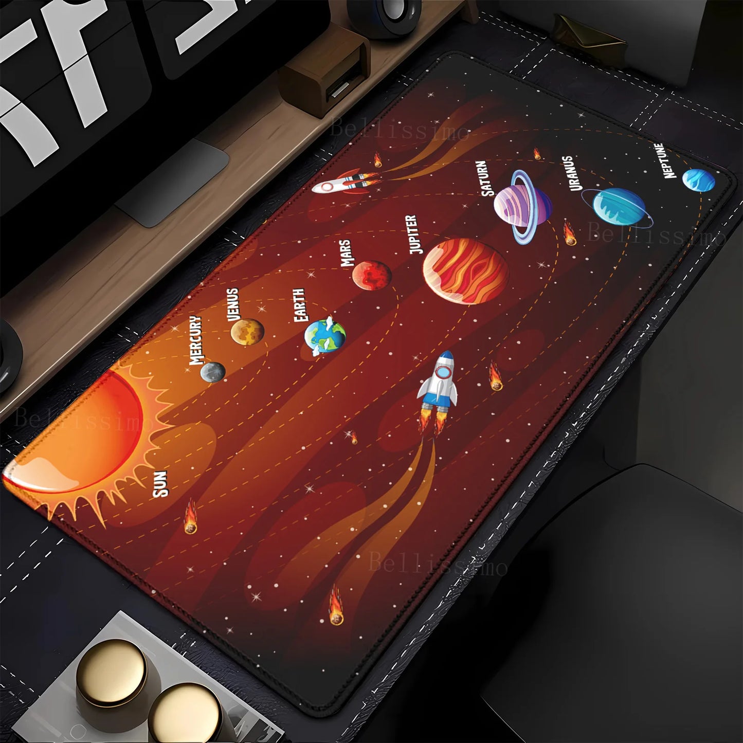 mouse pad Gamer Space Universe Solar System New Home Computer teclado Mousepad Soft offices accessories Carpet Computer desk mat
