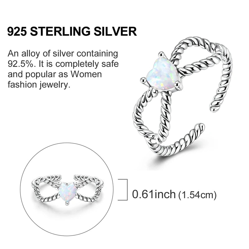 Original 925 Sterling Silver Ring Sun Star Moon Love Bowknot Sunflower Ring For Women Wedding Anniversary Ring Jewelry Gift