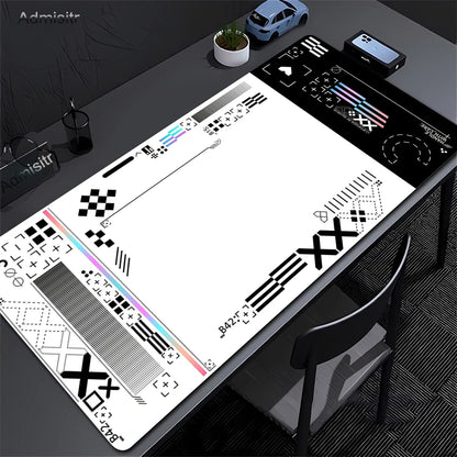 90x40cm Large Size Mouse Pad Art Desk Pads Printstream Gaming Mice Pad Non-slip Rubber Mat Company Long Table Mats XXL For Csgo