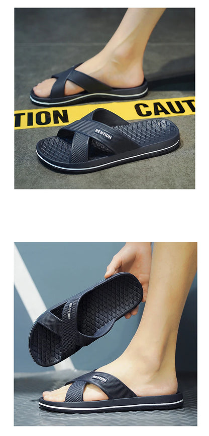 Men's Shoes Straps Comfy Open Toe Breathable Slippers Light Non Slip Durable Soft Sole Slides for Men Outdoor Activities Sandals