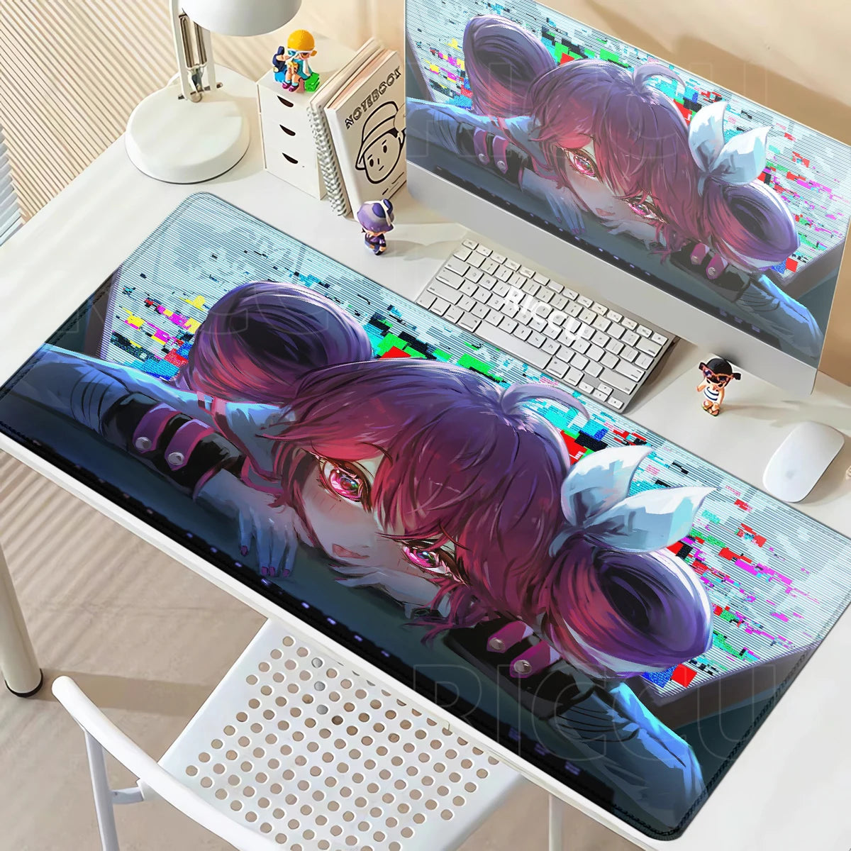 Kawaii Anime Girl Gaming Mouse Pad K-Kasane Teto Large LockEdge Mousepad XXL Computer Keyboard Desk Mat E-Sports PC Gaming Pads