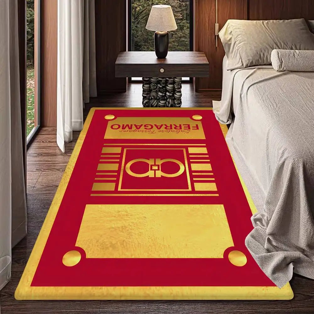 S-Salvatore F-Ferragamo Cartoon Entrance Door Mat Nordic Style Home Doormat Bathroom-Toilet Mats Bedroom Hotel Decor Mat