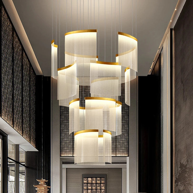 Modern home decor ring led lights pendant light lamps for living room Chandeliers for dining room hanging light indoor lighting