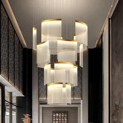 Modern home decor ring led lights pendant light lamps for living room Chandeliers for dining room hanging light indoor lighting
