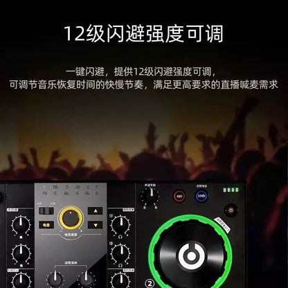 MX3 Live Streaming Sound Card Mixer Kit, Condenser Microphone Set for Smartphone Computer Recording Broadcast