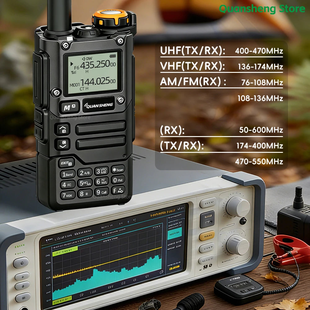Quansheng UV K5 8 V3 Walkie Talkie Two Way Radio 2MB Memory Long Range AM FM Ham Camping Communication K6 Wireless Set Station