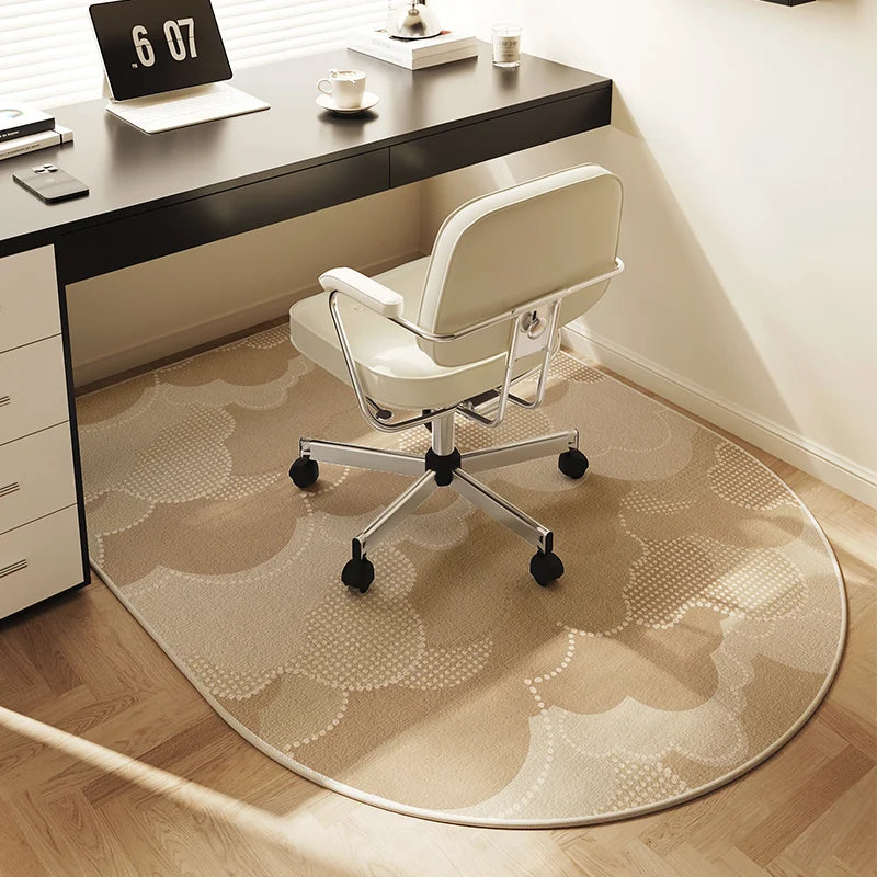 VIKAMA Computer Chair Non-Slip Mat Bedroom Dresser Chair Foot Mat Study Swivel Chair Floor Protection Mat Under Desk Carpet