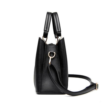 2024 Luxury Women Designer 3 Layers Shoulder Crossbody Sac Ladies Large Capacity Leather Handbags Shopper Brand Messenger Totes