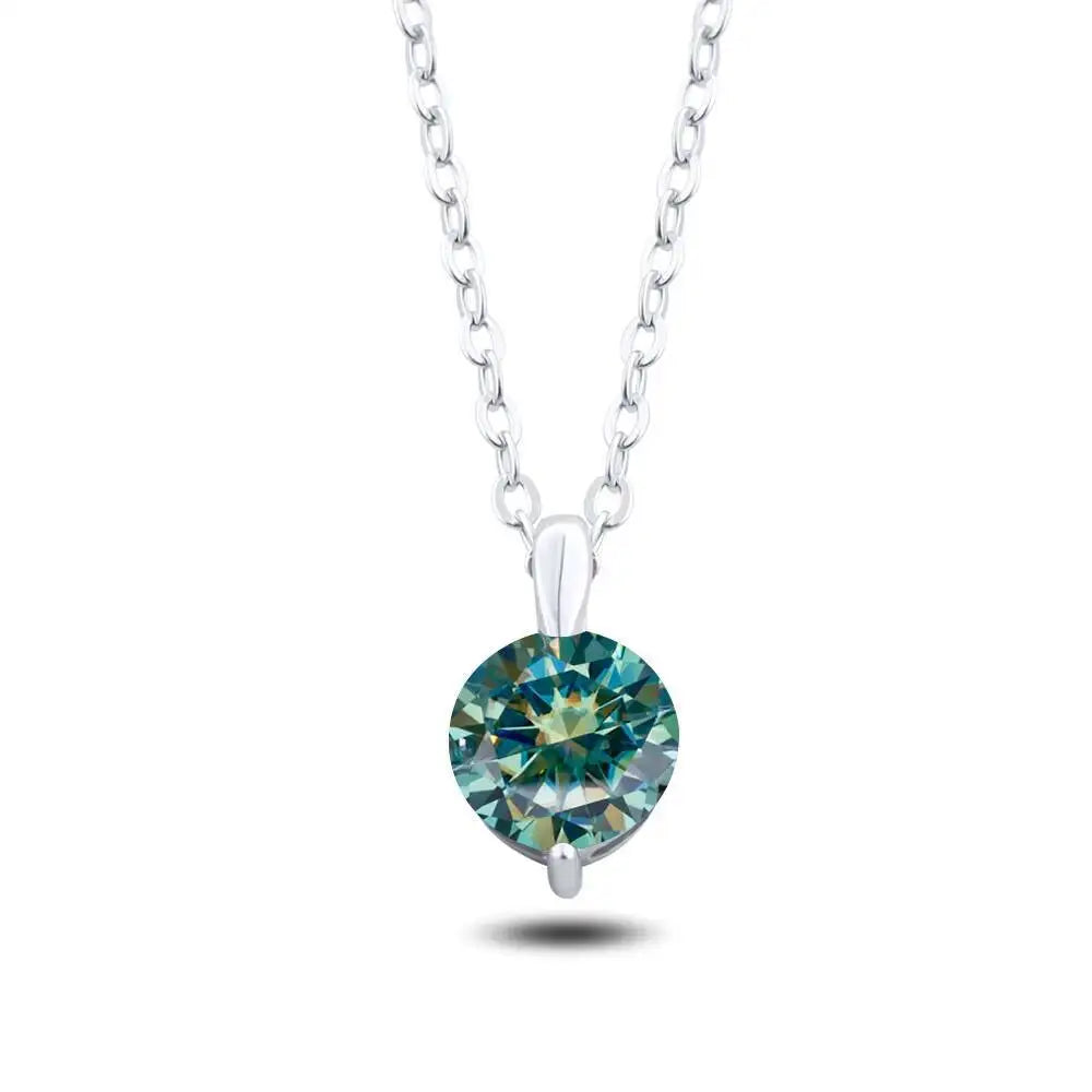 TY D VVS1 Moissanite Necklace Diamond Pandent 1-3ct GRA Certified s925 Sterling Silver 18k Necklaces for Women Dainty Gift