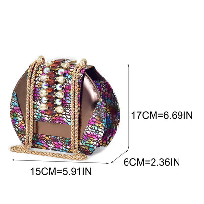 Fashion Italian Matching Nigerian Shoe and Bag with Rhinestone Wedding Shoes for Women Bride African Shoes and Bags Matching Set