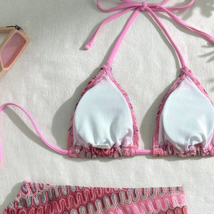Sexy Bikinis 2026 Female Swimsuits Women's Three-Piece Swimwear Beach Swim Wear Bathing Suits Brazilian Bikini Set Pool Bather