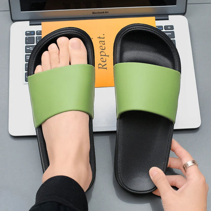 Summer Mens Breathable EVA Slides Men Beach Slippers Indoor House Home Slipper Soft Lightweight Slipers 46 47 48 New 2026