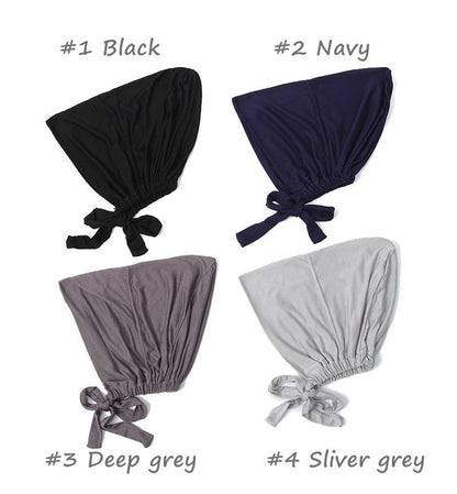 New Soft Modal Muslim Turban Hat Inner Hijab Caps Islamic Underscarf Bonnet India Hats Female Headwrap Turbante Mujer