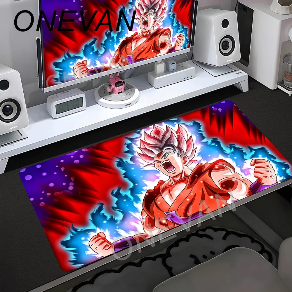 Game E-sports Special Table Mat Animation Non-slip Pad Oversized Dragon Ball Computer Keyboard Pad Son Goku Rubber Mouse Pads