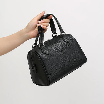 100% Genuine Leather Tote Bag Women Bags Designer Cowhide Luxury Handbags Ladies Shoulder Crossbody Bags Commuting Messenger Sac