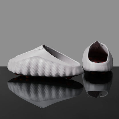 Men Slippers Thick Sole Slides Breathable EVA Slippers Shock Absorb Non Slip Woman Bathroom Beach Sandals Casual Footwear Unisex