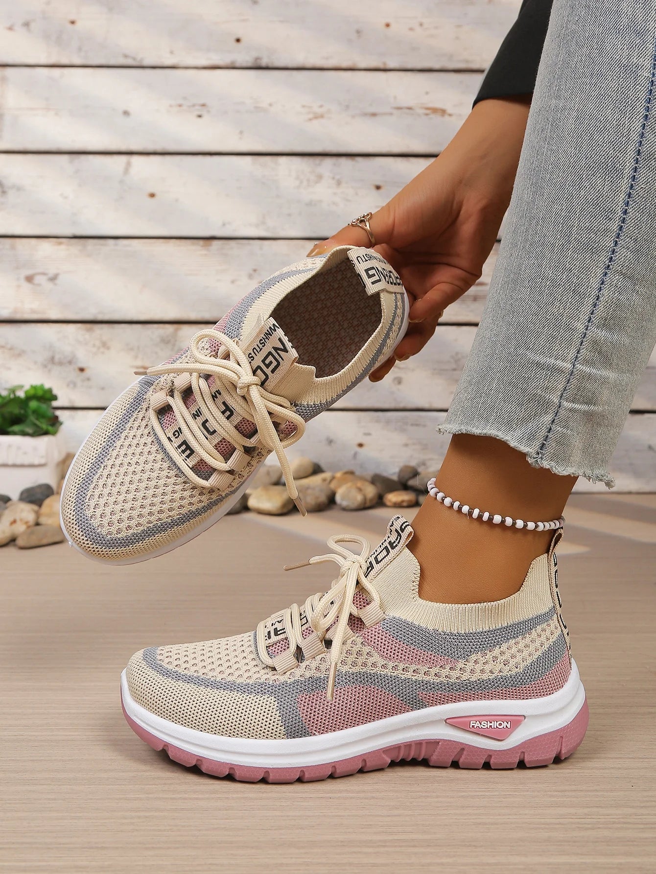 Women's Shoes Double-Color Work Shoes for Ladies, Single Shoes Casual Sneaker Shoes Woman 2026 Free Shipping Shoes