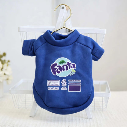 Trendy Printed Pet Sweatshirt Soft Breathable Puppy Shirts Multi Color Cute Outfit For Small Dogs Cats Spring Autumn Daily Wear