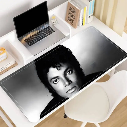 Singer M-Michael J-Jackson Mousepad Premium Locking Edge Mouse Mat Speed Mouse Pad Ultrafine Surface Desk Mat
