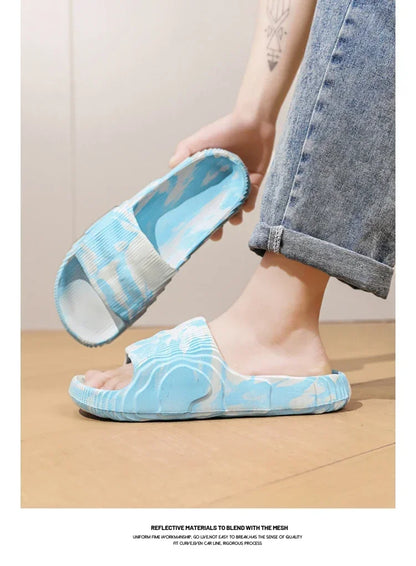 Living Room Slippers Walk Around Home Original Men's Slippers for Man Slides Shoes Men's Summer Sandals Flip Flop House Slipper