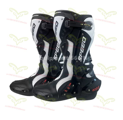 Riding Tribe B1001 Motorcycle Boots Professional Rally Racing Boots Motorbike Rider Biker Shoes Botas Motocross Protective Gear