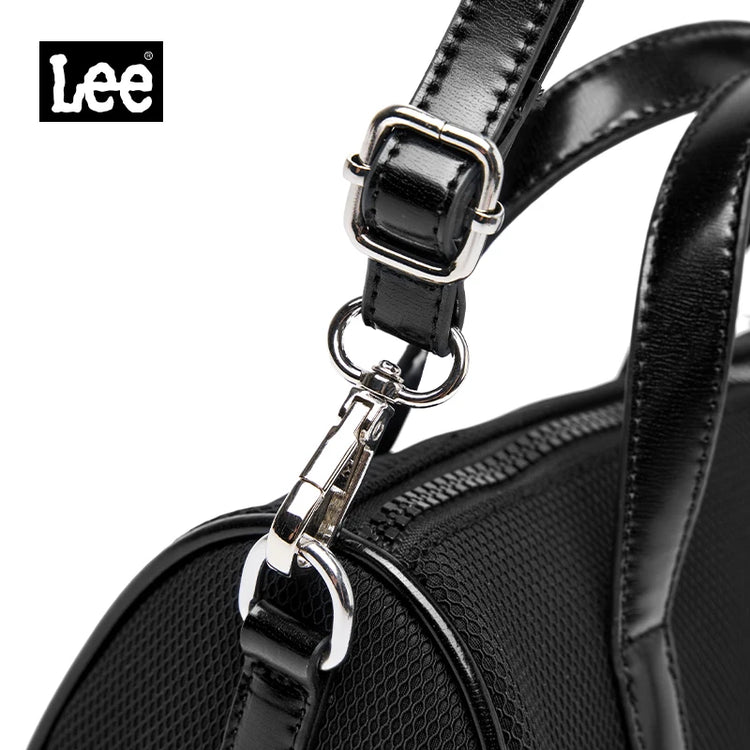 LEE Mini Classics Black Ladies Handbag Shoulder Bag Women Oxford Leather Strap Casual Small Travel Crossbody Bag Phone Pack