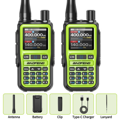 BAOFENG UV-5R Mini Walkie Talkie Multi Band｜Bluetooth Programming Wireless Copy Frequency｜999CH Portable Long Range Ham Radio