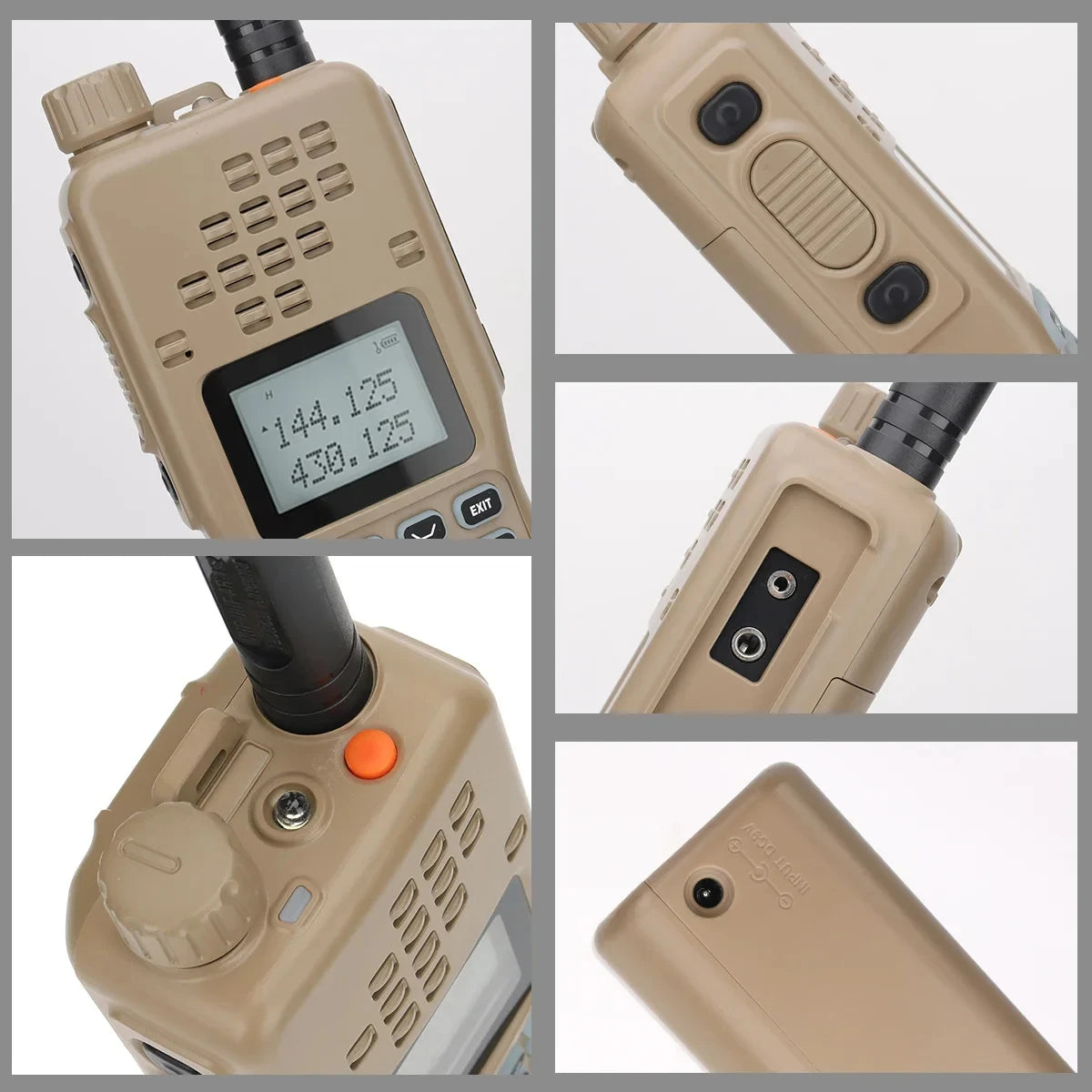 Baofeng AR-152 Dual Band VHF/UHF 136-174/400-520MHz Tactical Ham Radio AN/PRC-152 12000mAh Walkie Talkie