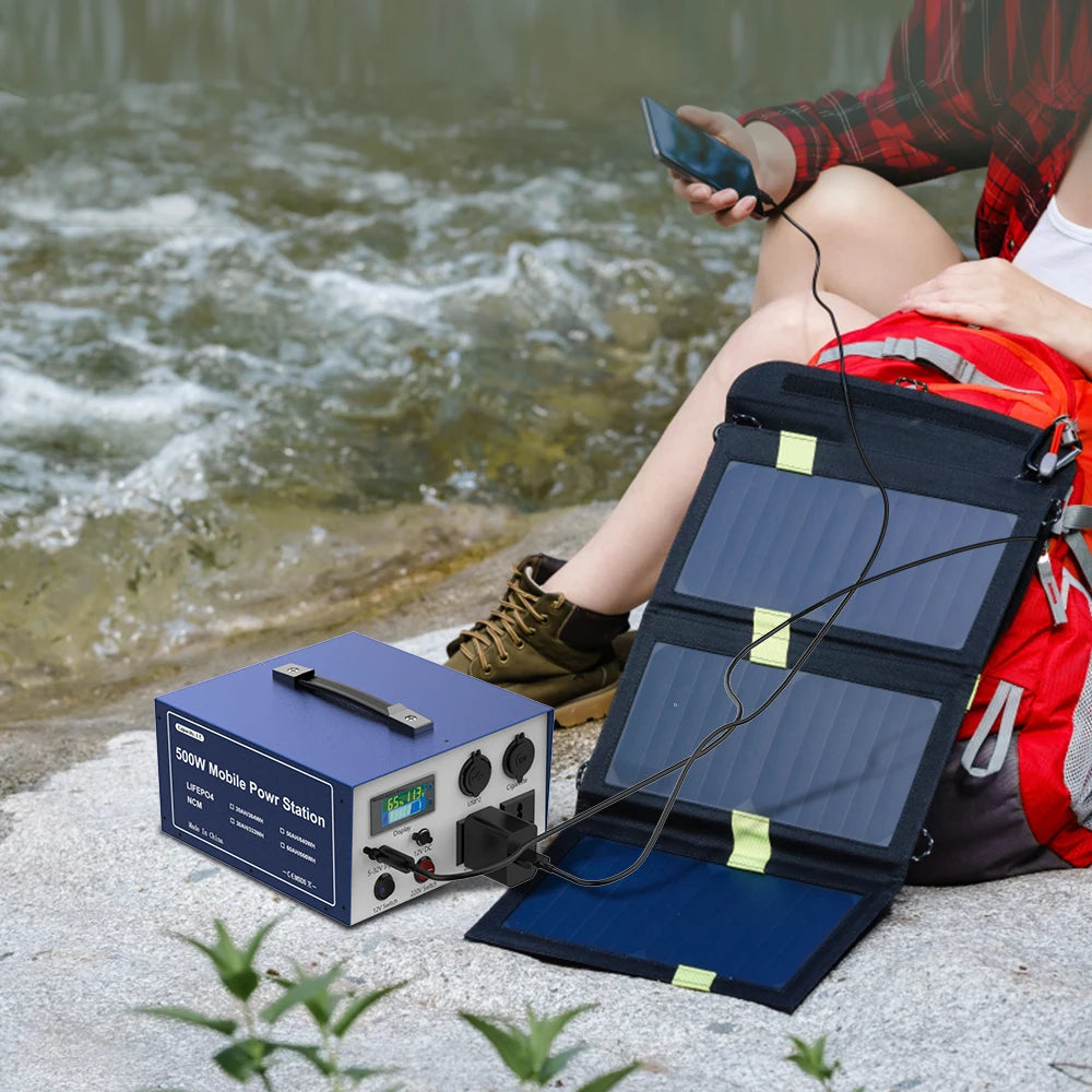 12v50AH Lifepo4 battery Portable power station 60AH Lithium Inverter 220V 500W For Outdoor Camping available mobile 30AH 25AH