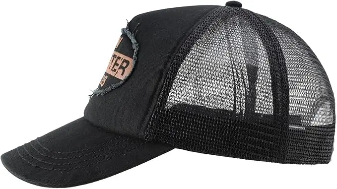 Connectyle Men's Women Vintage Fashion Adjustable Mesh Trucker Hat Outdoor Sport Summer Breathble Sun UV Protection Baseball Cap