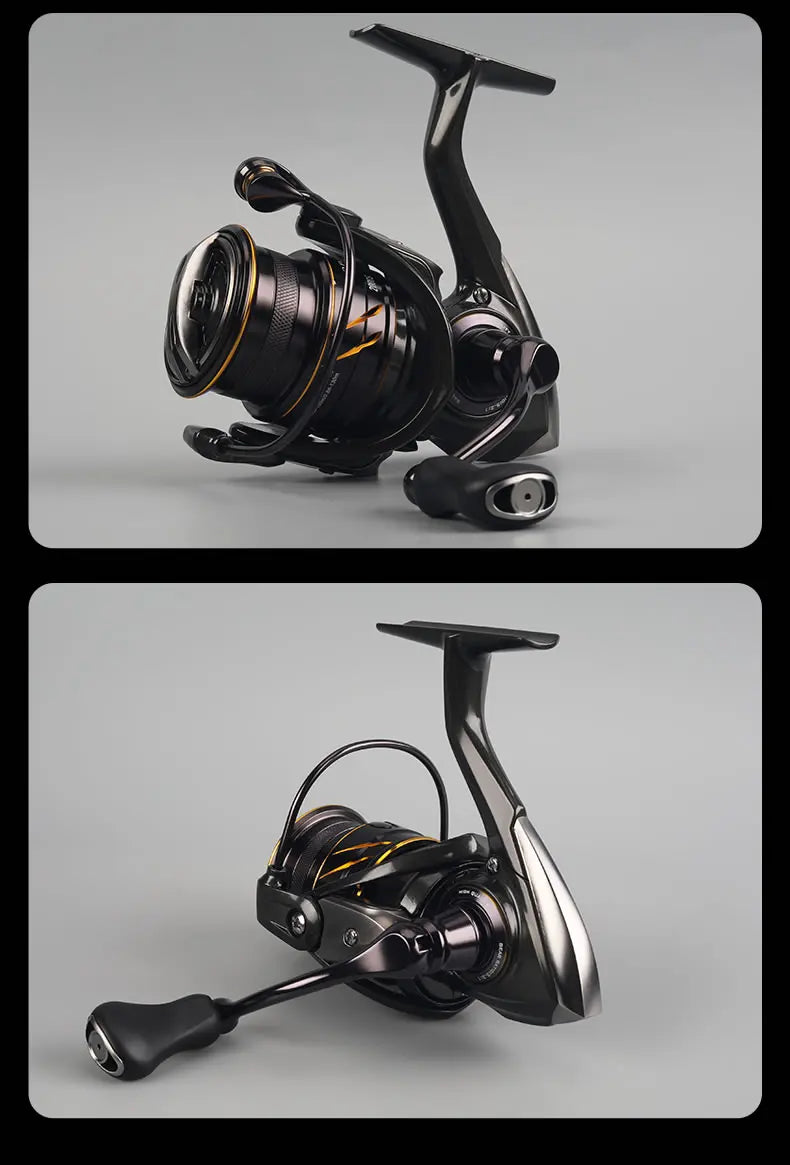 Kingdom Micro Fly Pro Fishing Spinning Reel Ultra Light 8+1 Sealed Bearings 160g 8KG Max Drag 5.2:1 Gear Ratio Fishing Reel