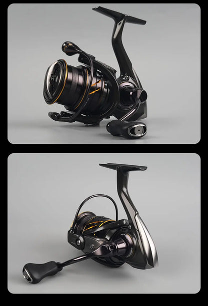 Kingdom Micro Fly Pro Fishing Spinning Reel Ultra Light 8+1 Sealed Bearings 160g 8KG Max Drag 5.2:1 Gear Ratio Fishing Reel
