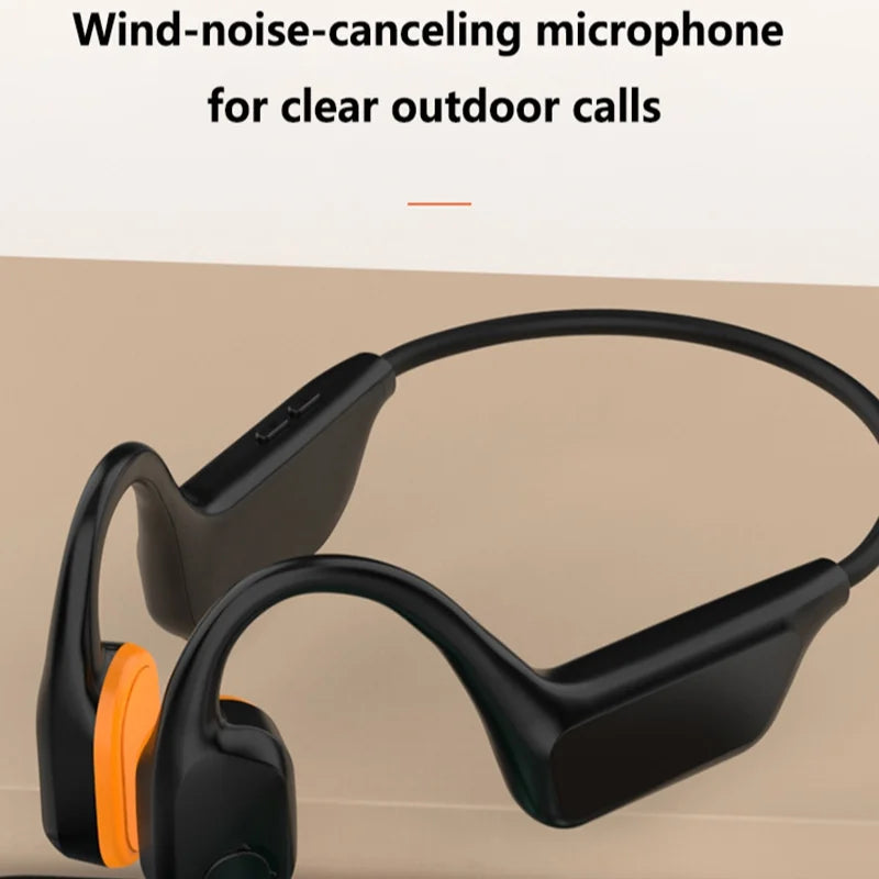 Lenovo Bone Conduction Bluetooth Noise Reduction Waterproof Earphones Open Type Ultra Long Endurance Card Insertion Run Swimming