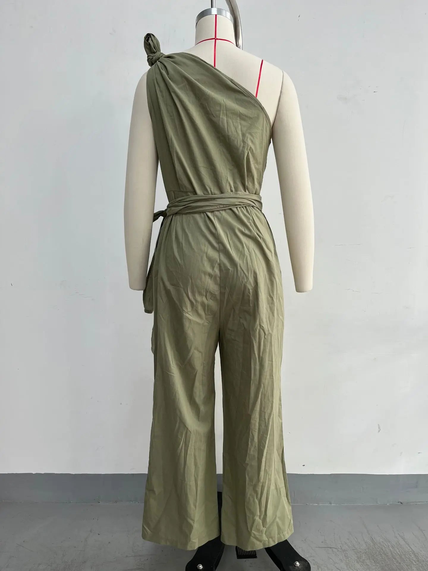 Fashion Sleeveless Jumpsuits For Woman 2026 Summer Casual One Shoulder One Piece Clothes Rompers High Quality Elegant