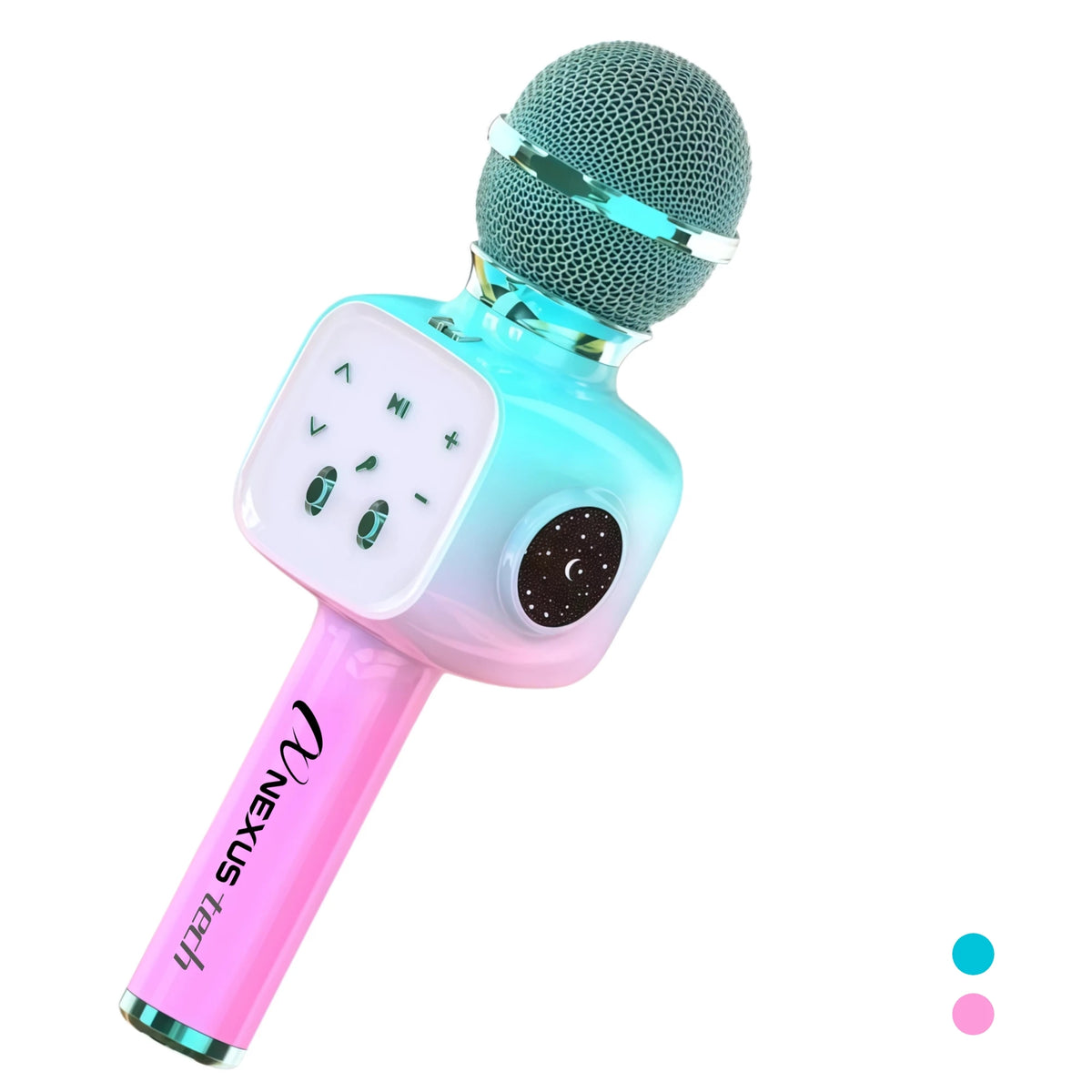 Wireless Bluetooth 5.2 Karaoke Microphone Portable Speaker Voice Changer RGB LED Premium Party Entertainment Singing Machine TWS Kids Adults Gift