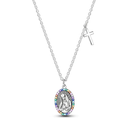 Luxury Necklace 925 Silver Original Sterling Zircon Dragonfly Butterfly Firefly Star Moon Chain Link For Women Wedding Jewelry
